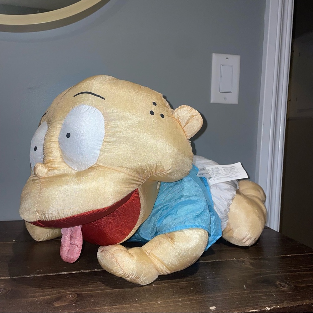 Vintage 1990s Rugrats JUMBO  Baby Tommy Pickles Plush Toy Doll Nickelode…